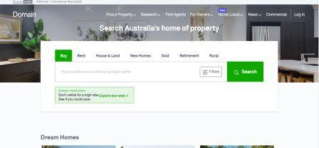 Domain Real Estate Website