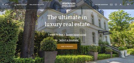 Residences-Immobilier Real Estate Website